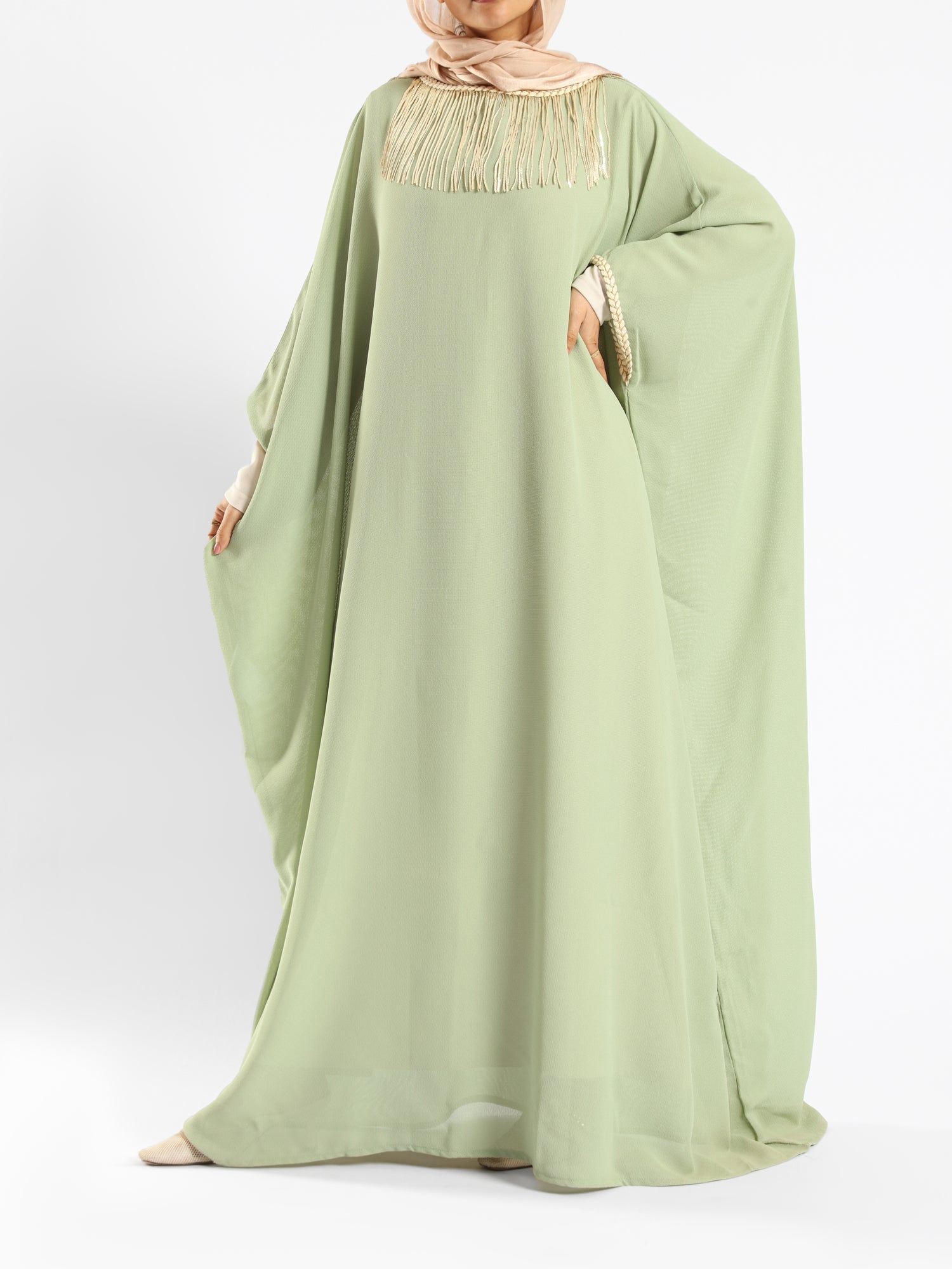 Shimmering Nights Kaftan - Emalina Fashion