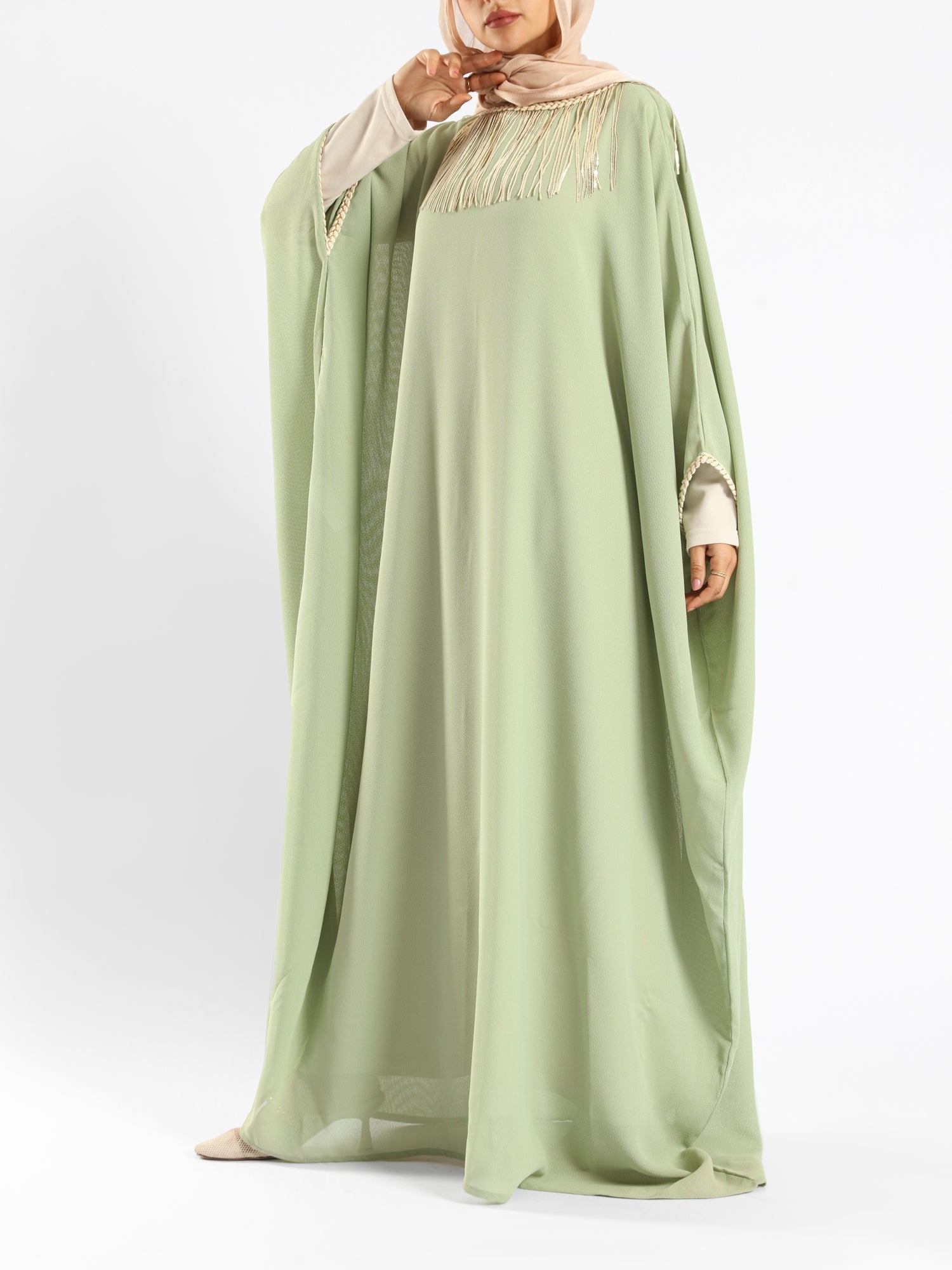 Shimmering Nights Kaftan - Emalina Fashion