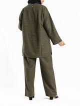 Shiny Tweed Set - Emalina Fashion