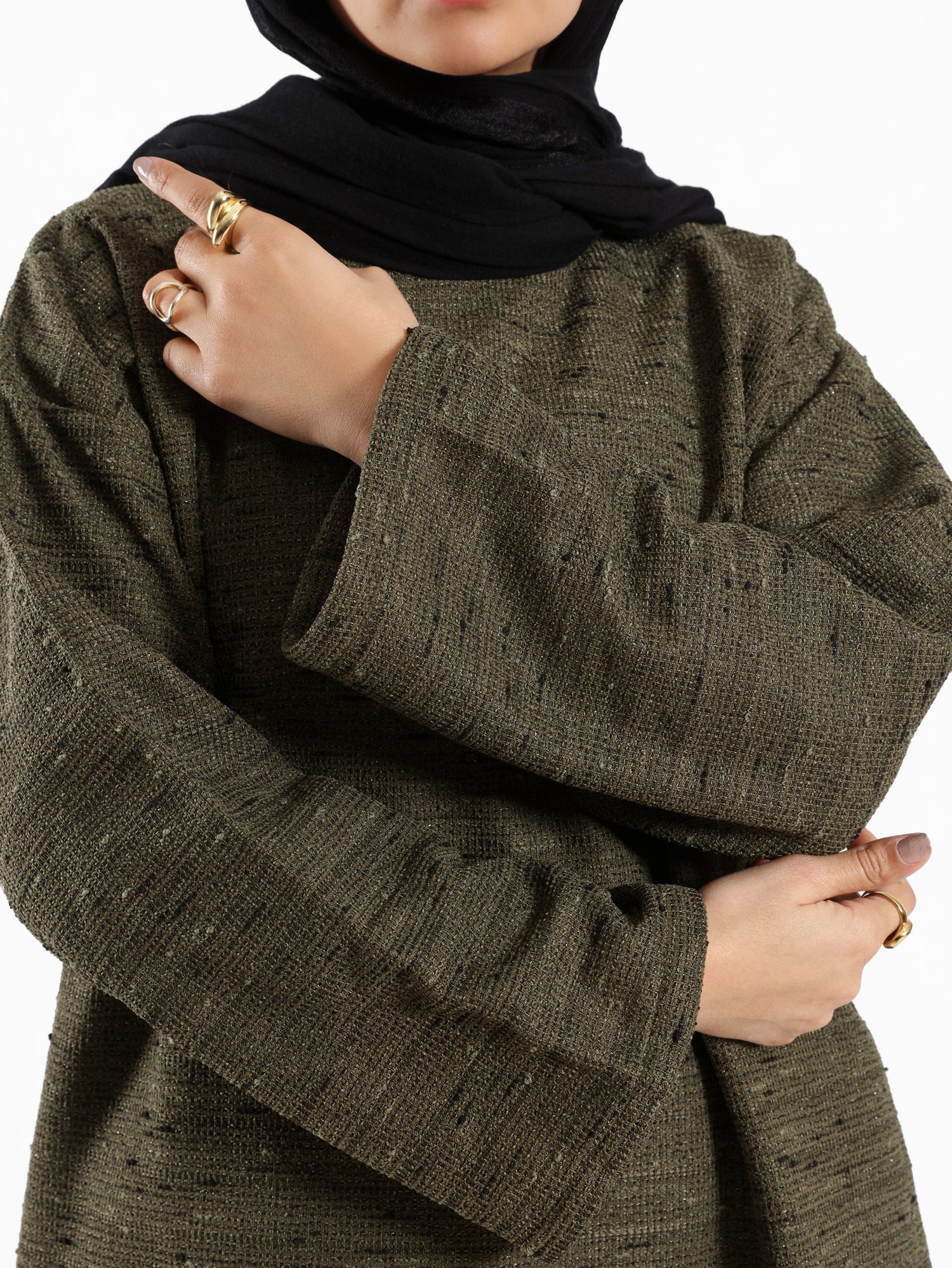 Shiny Tweed Set - Emalina Fashion