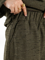 Shiny Tweed Set - Emalina Fashion