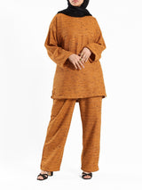 Shiny Tweed Set - Emalina Fashion