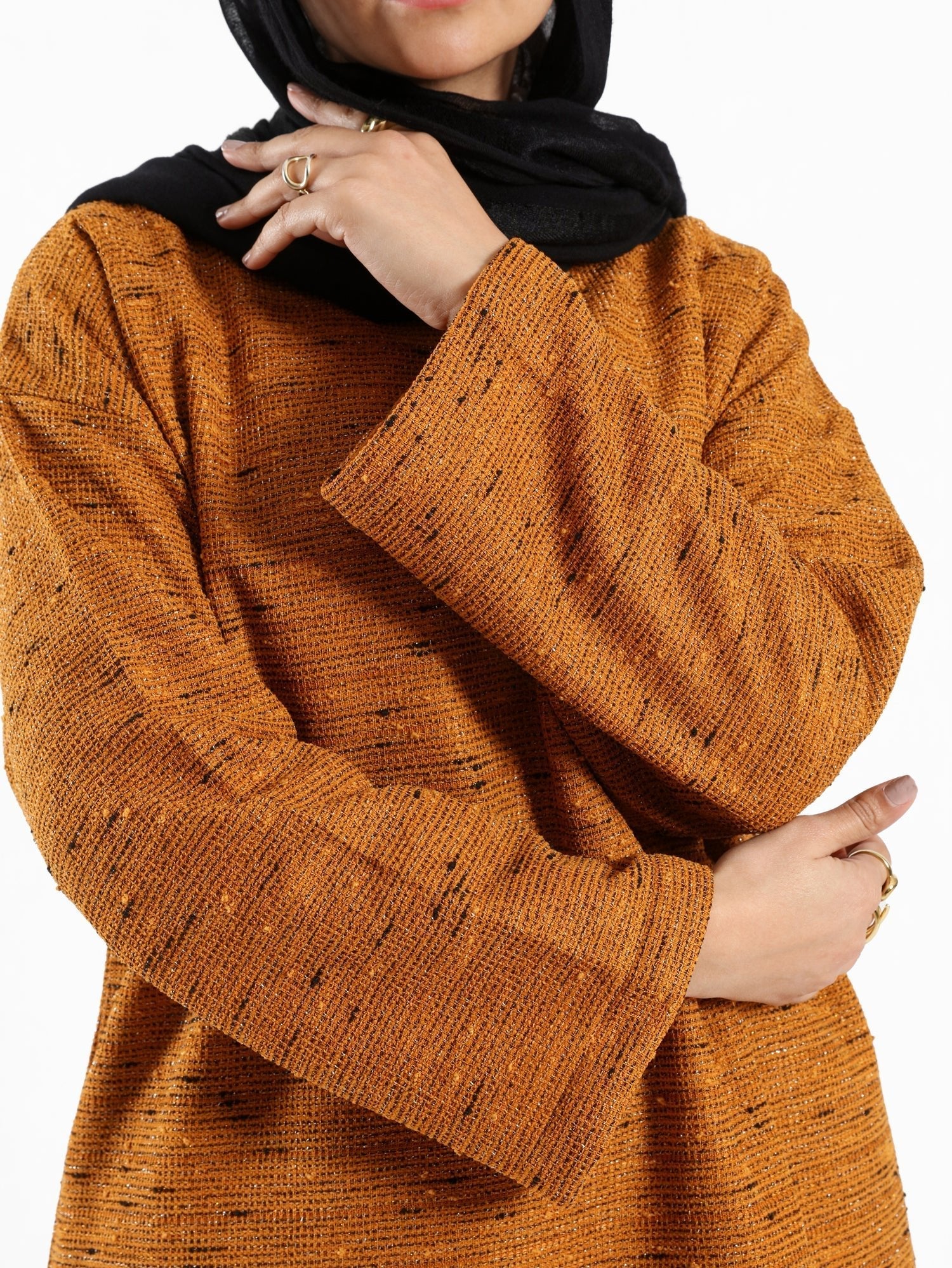 Shiny Tweed Set - Emalina Fashion