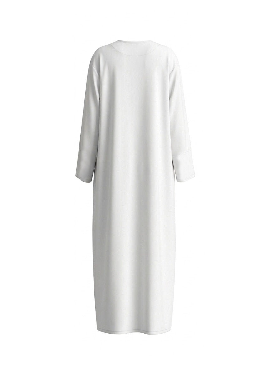White Latte Abaya