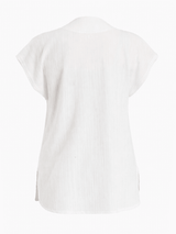 Soft Curve Short-Sleeve Basic Top