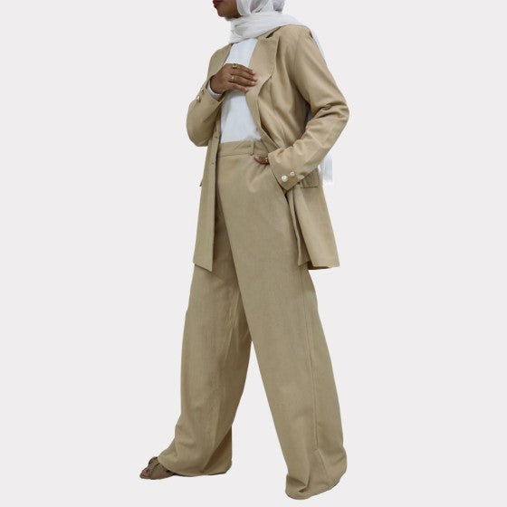 Executive Bloom Linen Pants